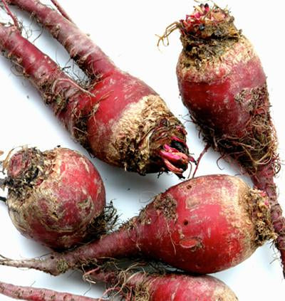 beet roots on table