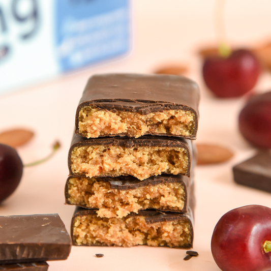 dark chocolate cherry energy bars