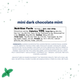 mini dark chocolate mint bar nutritional facts and ingredients