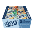24 minis variety pack of zing plant-based nutrition bars - best macros for your best life
